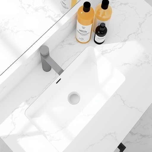 大理石作为洗脸台的装饰台面养护(图1)