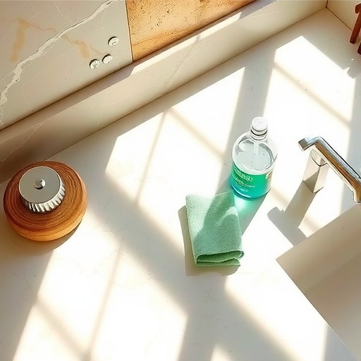 浴室石材养护：使用后及时清理石材表面(图1)