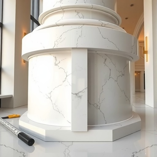 大理石板圆柱饰面操作工艺(图1)