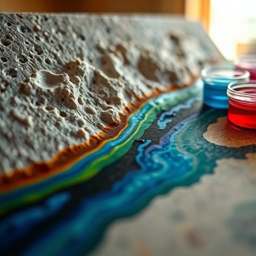 石材的表面染色(图1)