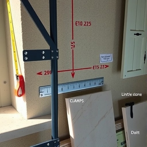 墙面干挂石材放线程序是怎样的？(图1)