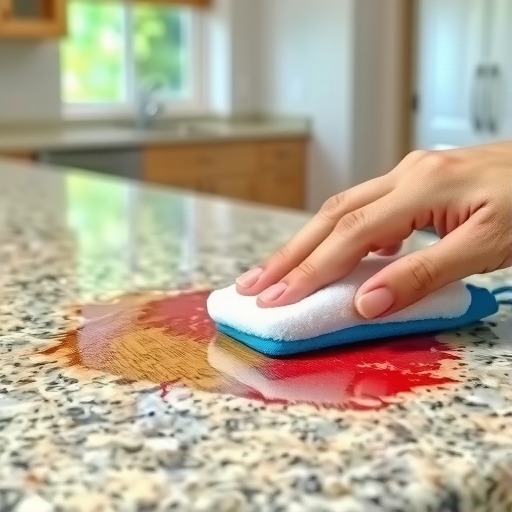 如何用石材养护剂清理花岗岩油污(图1)