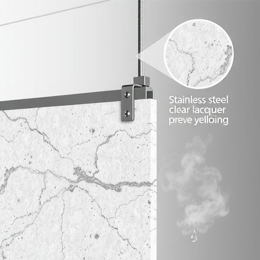 如何避免石材吊挂锈黄(图1)