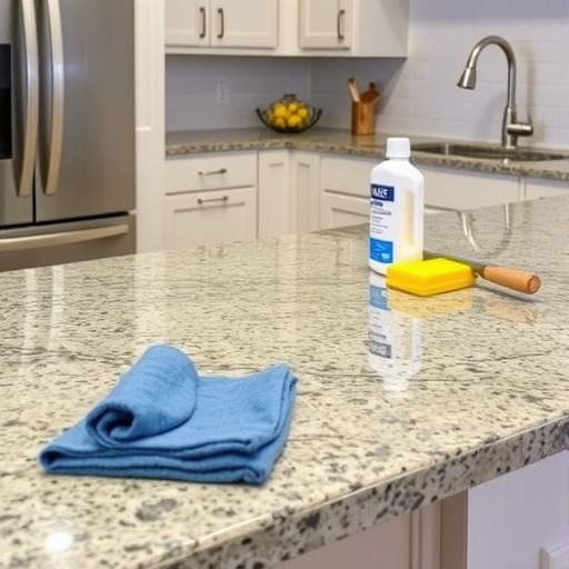 进口花岗岩石材台面的养护程序介绍(图1)