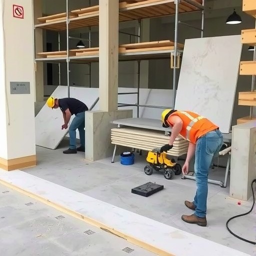 石材施工装修公司在铺设国内石材工地时应注意3点(图1)