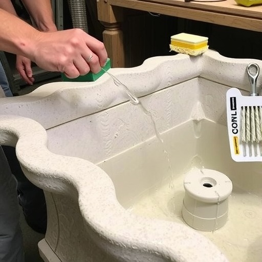 维护与清洁天然石材加工的水槽制品(图1)