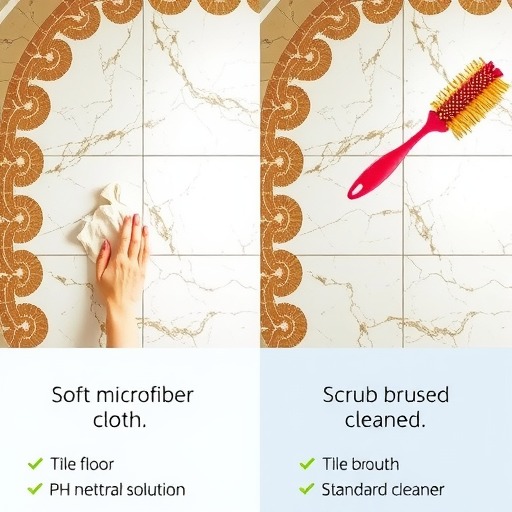 大理石地面的清洗方法比瓷砖复杂一点(图1)