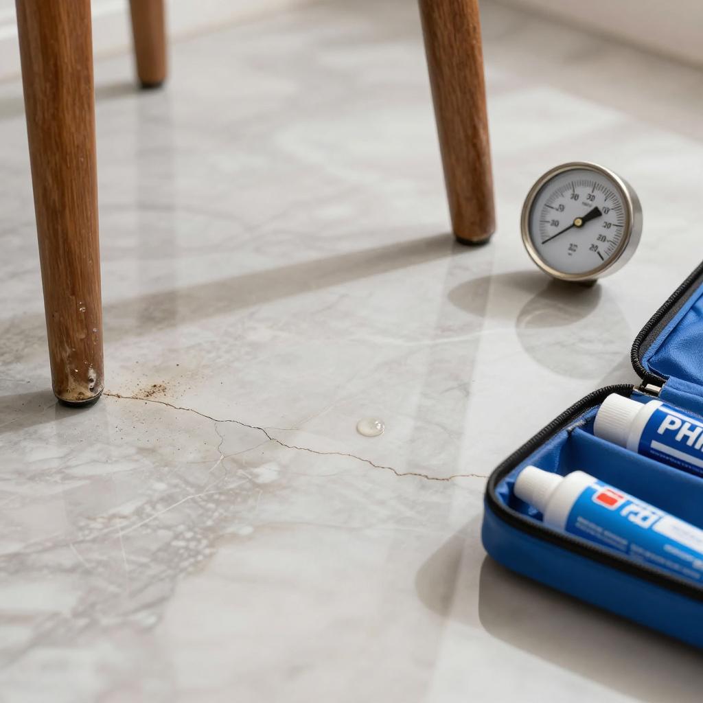 大理石地板开裂的五大原因及预防护理方法(图1)