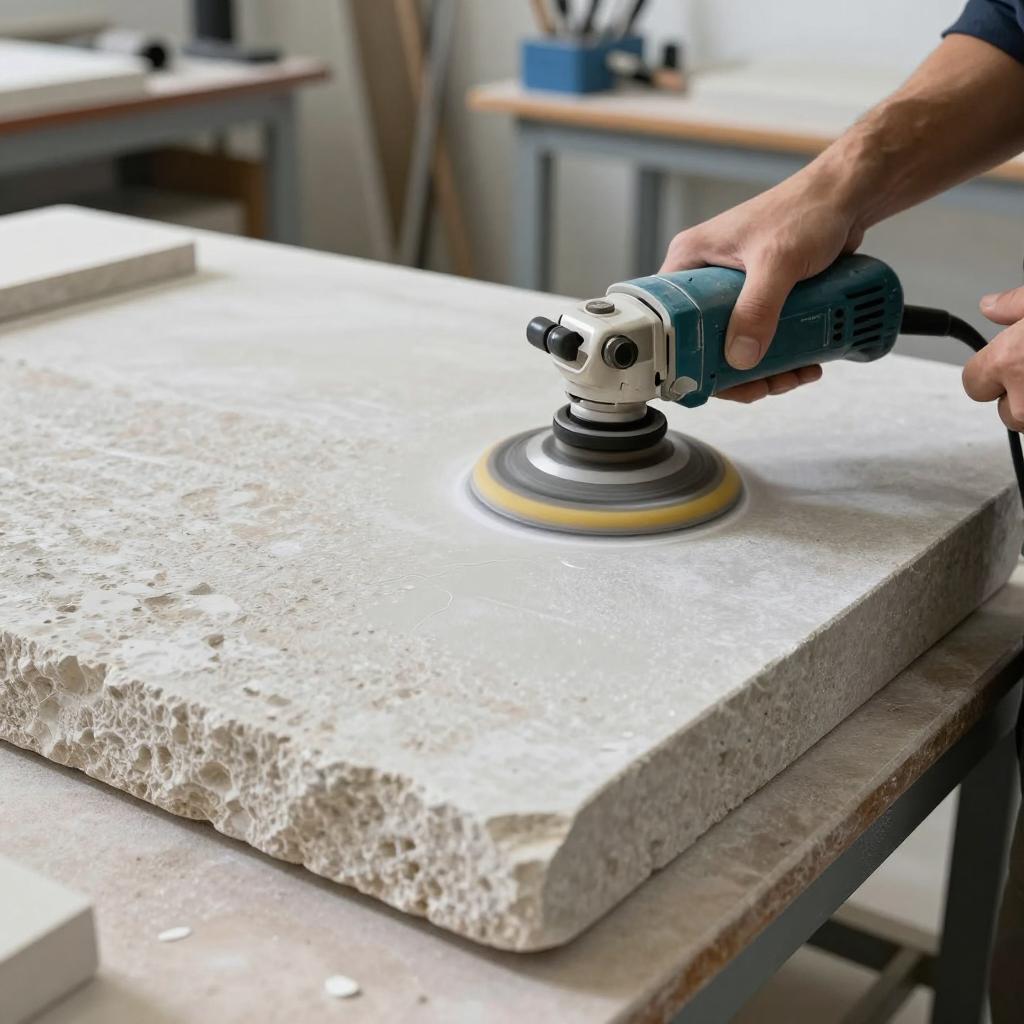 关于石材糙面板的抛光养护(图1)