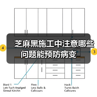 芝麻黑施工中注意哪些问题能预防病变(图1) 芝麻黑施工中注意哪些问题能预防病变(图1)