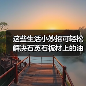 这些生活小妙招可轻松解决石英石板材上的油渍(图4) 这些生活小妙招可轻松解决石英石板材上的油渍(图4)
