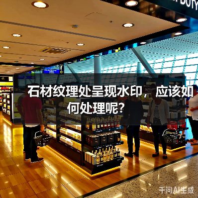 石材纹理处呈现水印，应该如何处理呢？（图3）