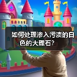 如何处理渗入污渍的白色的大理石?(图3) 如何处理渗入污渍的白色的大理石?(图3)