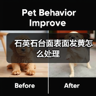 石英石台面表面发黄怎么处理(图3) 石英石台面表面发黄怎么处理(图3)