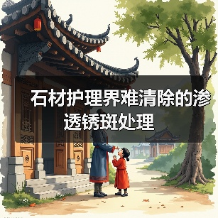 石材护理界难清除的渗透锈斑处理(图2) 石材护理界难清除的渗透锈斑处理(图2)
