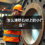 怎么清除石材上的小广告?(图2) 怎么清除石材上的小广告?(图2)