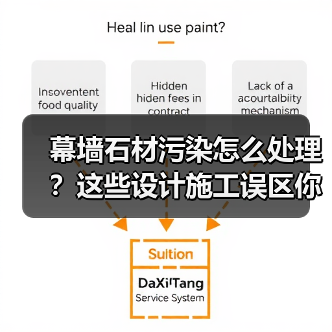 幕墙石材污染怎么处理？这些设计施工误区你中招了吗？（图1）