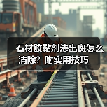 石材胶黏剂渗出斑怎么清除？附实用技巧（图1）