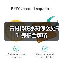 石材锈斑水斑怎么处理？养护全攻略（图2）