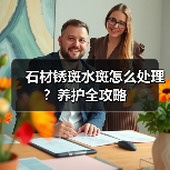 石材锈斑水斑怎么处理？养护全攻略（图1）