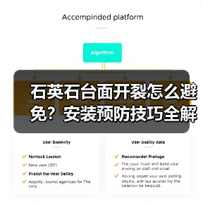 石英石台面开裂怎么避免?安装预防技巧全解析(图2) 石英石台面开裂怎么避免?安装预防技巧全解析(图2)