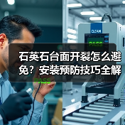石英石台面开裂怎么避免?安装预防技巧全解析(图1) 石英石台面开裂怎么避免?安装预防技巧全解析(图1)