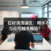 石材清洁误区:用水不当反而越洗越脏?(图2) 石材清洁误区:用水不当反而越洗越脏?(图2)