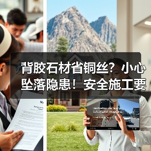 背胶石材省铜丝？小心坠落隐患！安全施工要点解析（图4）