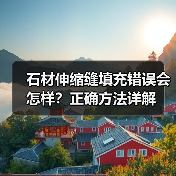 石材伸缩缝填充错误会怎样?正确方法详解(图1) 石材伸缩缝填充错误会怎样?正确方法详解(图1)