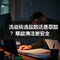 洗瓷砖选盐酸还是草酸?草酸清洁更安全(图4) 洗瓷砖选盐酸还是草酸?草酸清洁更安全(图4)