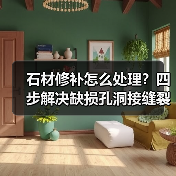 石材修补怎么处理?四步解决缺损孔洞接缝裂纹问题(图2) 石材修补怎么处理?四步解决缺损孔洞接缝裂纹问题(图2)