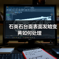 石英石台面表面发暗变黄如何处理（图2）
