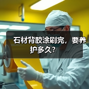 石材背胶涂刷完，要养护多久？（图3）