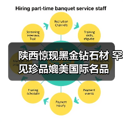 陕西惊现黑金钻石材 罕见珍品媲美国际名品（图1）