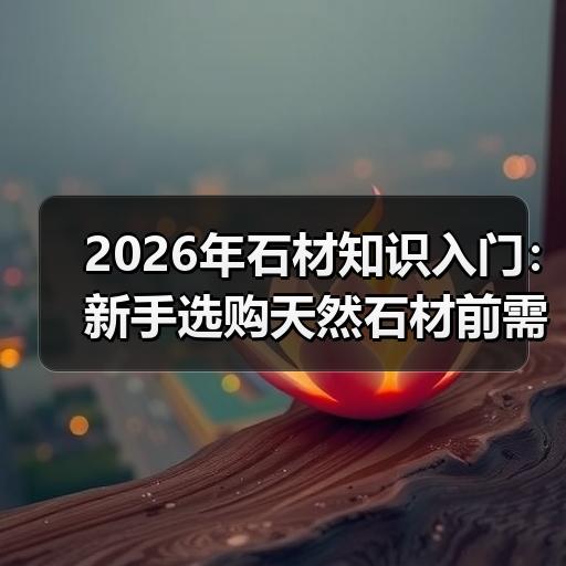 2026年石材知识入门：新手选购天然石材前需要弄清的基础问题