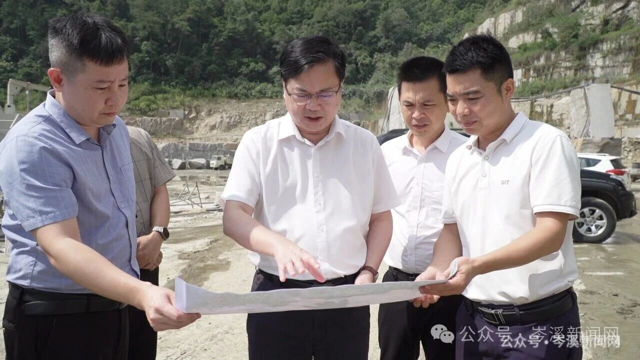 岑溪市长吴伟华率队调研全市花岗岩矿山整改修复工作(图1)