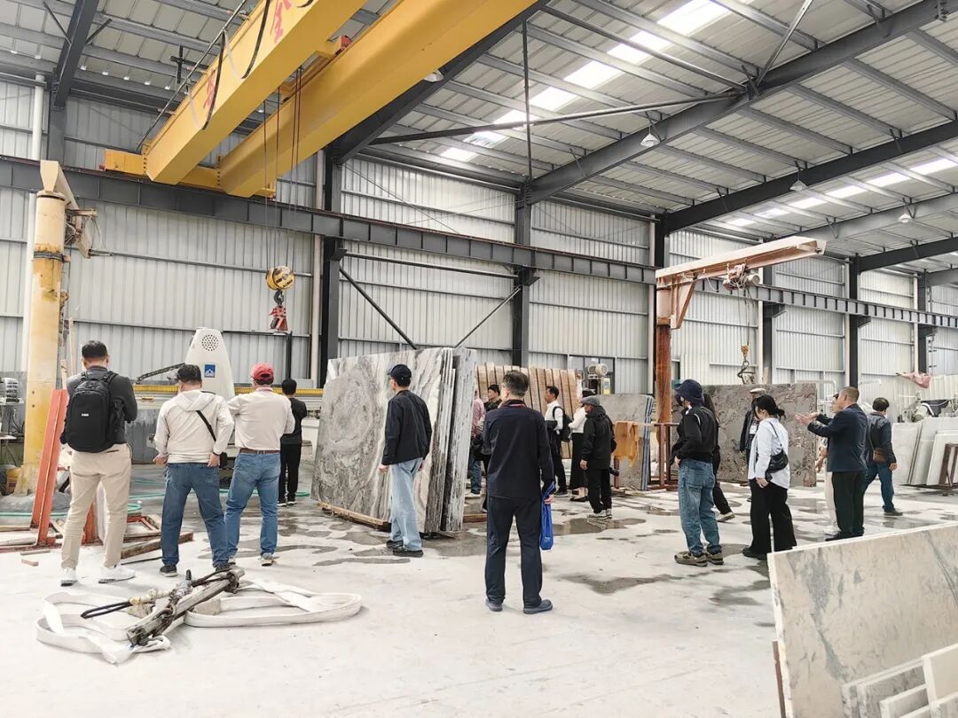 韩国石材考察团走进水头 深化国际石材产业合作(图2)