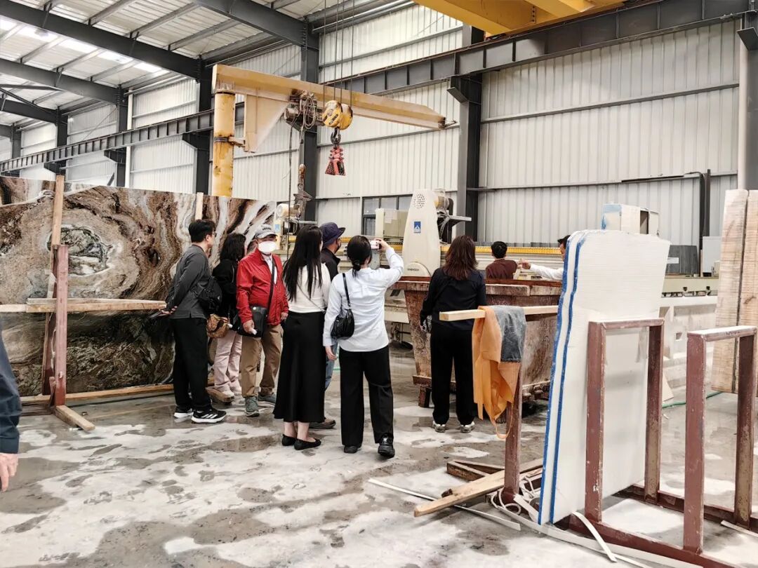 韩国石材考察团走进水头 深化国际石材产业合作(图8)